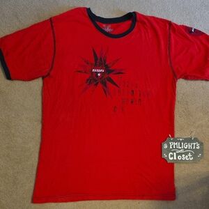 Harry Potter Red Graphic Men's Tee XL Short Sleeve Black Bulgaria Quidditch